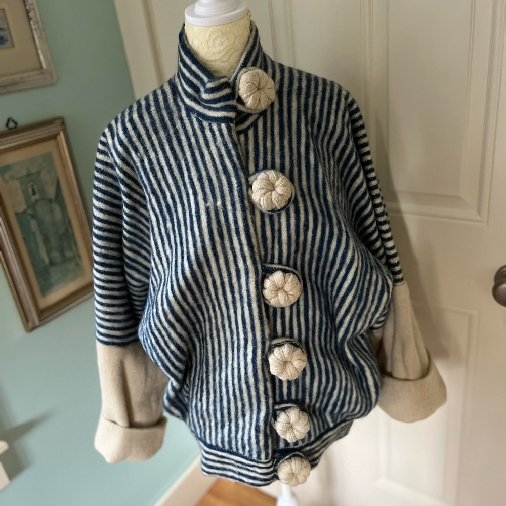 Vintage satin lined wool jacket